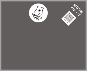 クレープ包装紙印刷オリジナルデザイン